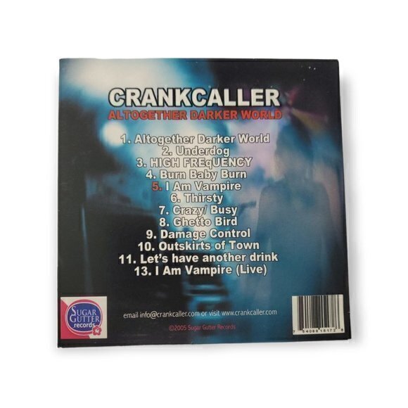 Crankcaller - Altogether‎ Darker World [2005 Promotional CD] - Picture 2 of 3